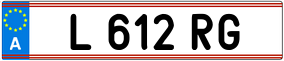 Truck License Plate